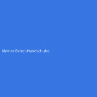 Kleiner Beton-Handschuhe