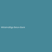 Mittelm&auml;&szlig;ige Beton-Bank