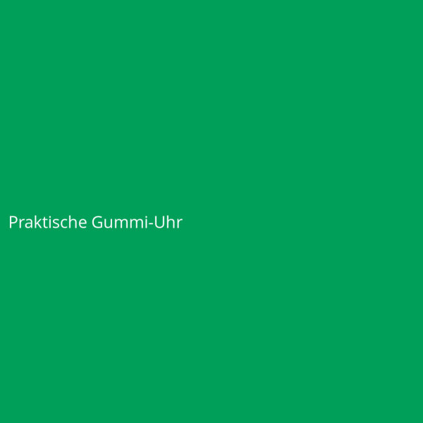 Praktische Gummi-Uhr