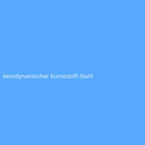 Aerodynamischer Kunststoff-Stuhl