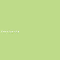 Kleine Eisen-Uhr