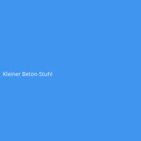 Kleiner Beton-Stuhl