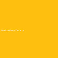 Leichte Eisen-Tastatur
